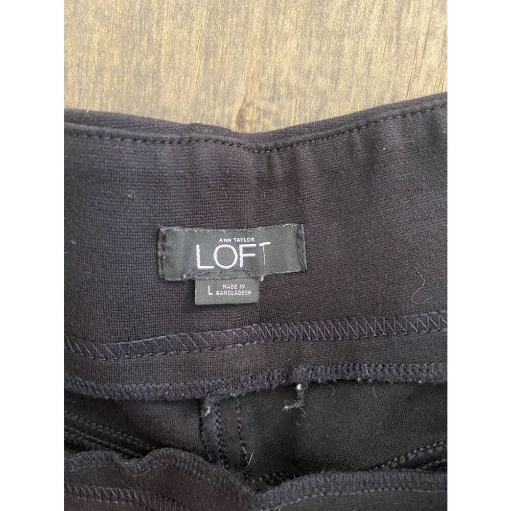 Loft Black Ponte Leggings - Picture 4 of 5